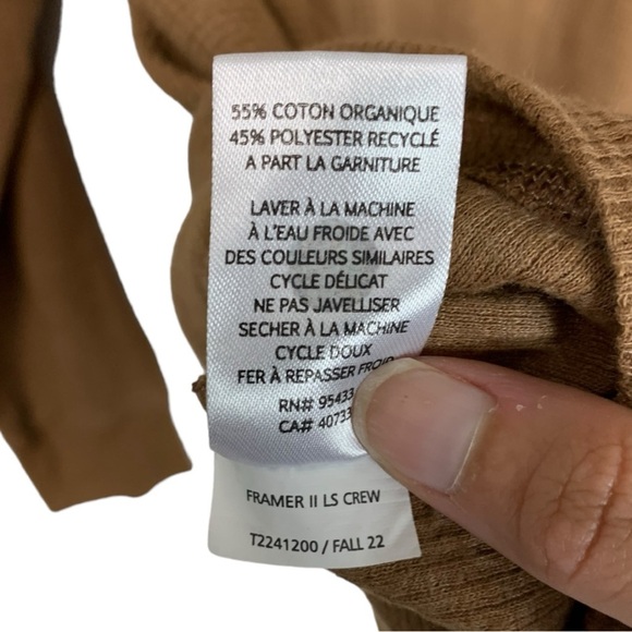 Toad & Co Framer II Long Sleeve Crew Men’s XL Organic Cotton Base Layer Gorpcore - Picture 7 of 8